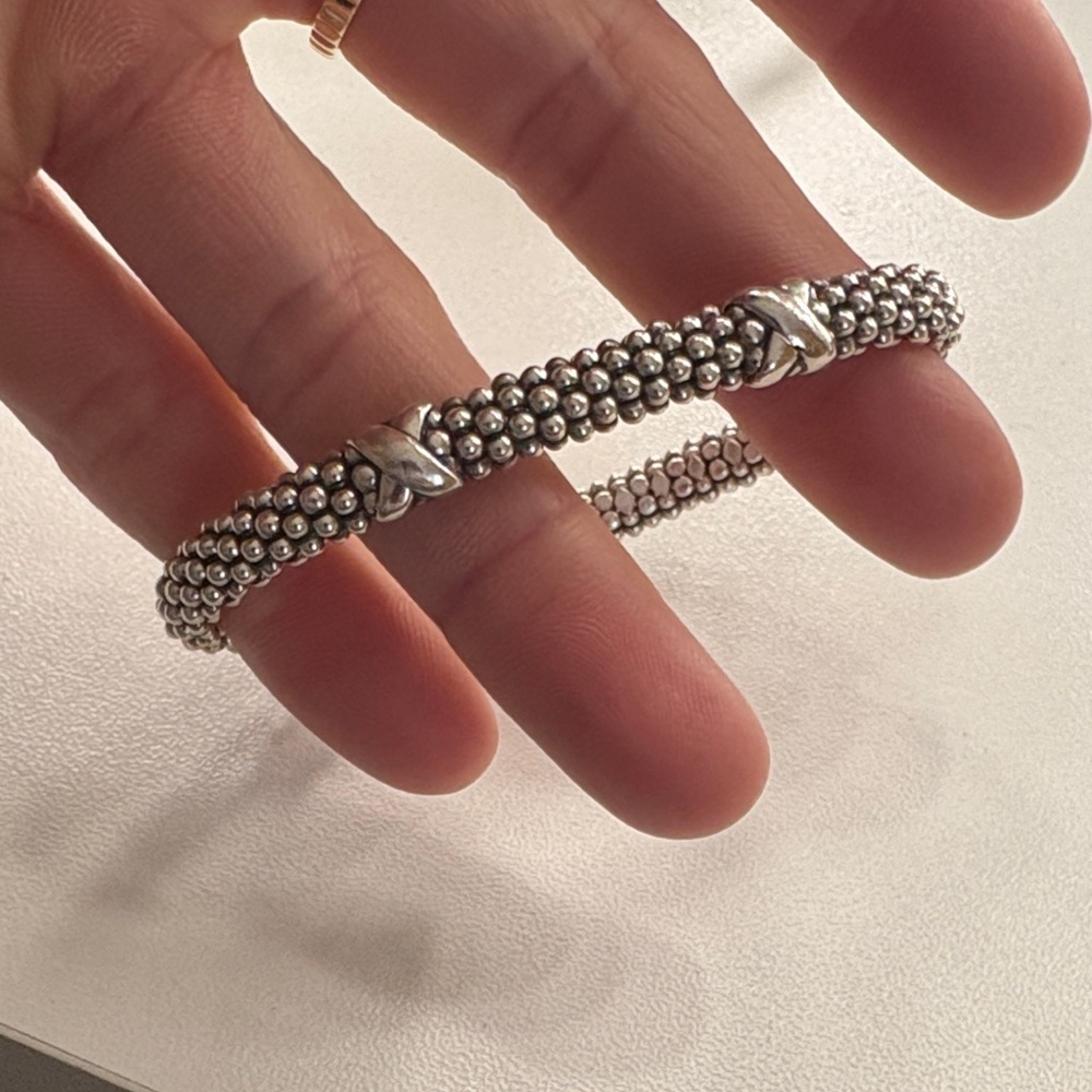 Lagos Three Station X Caviar Bracelet